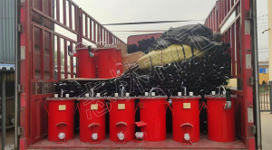 PVC-KM1.25/32型瓦斯抽放篩管、FKZW-133/2.0型礦用封孔器發(fā)貨山西長治！